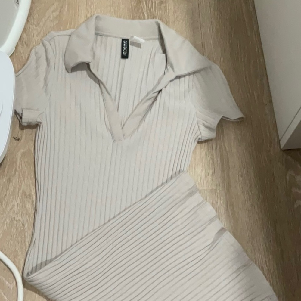 h&m mini collar dress